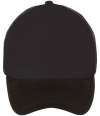 01668 Bubble SOL'S Bubble Contrast Cap Black colour image